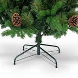 thumbnail of Árbol de Navidad Artificial Verde Otawa con Piñas Decorativas y Base Metálica 210cm 7house