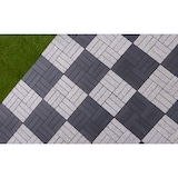 thumbnail of BodenMax Klickfliesen Terrasse Gehwegplatten Steinplatten Garten 30x30 cm Fliesen Balkon Klicksystem Wetterfest | Naturstein SCHIEFER | 2 Stück