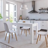 thumbnail of vidaXL Eettafel wit 120×60×76 cm spaanplaat