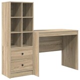 thumbnail of vidaXL Schreibtisch mit Schubladen 2 pcs Sonoma-Eiche
