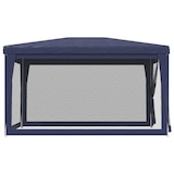 thumbnail of vidaXL Partytent met 4 gaaswanden Blauw 3x4 m HDPE