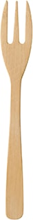 PAPSTAR Forchette in bambù "pure" da 9,5 cm, 50pz, colore naturale