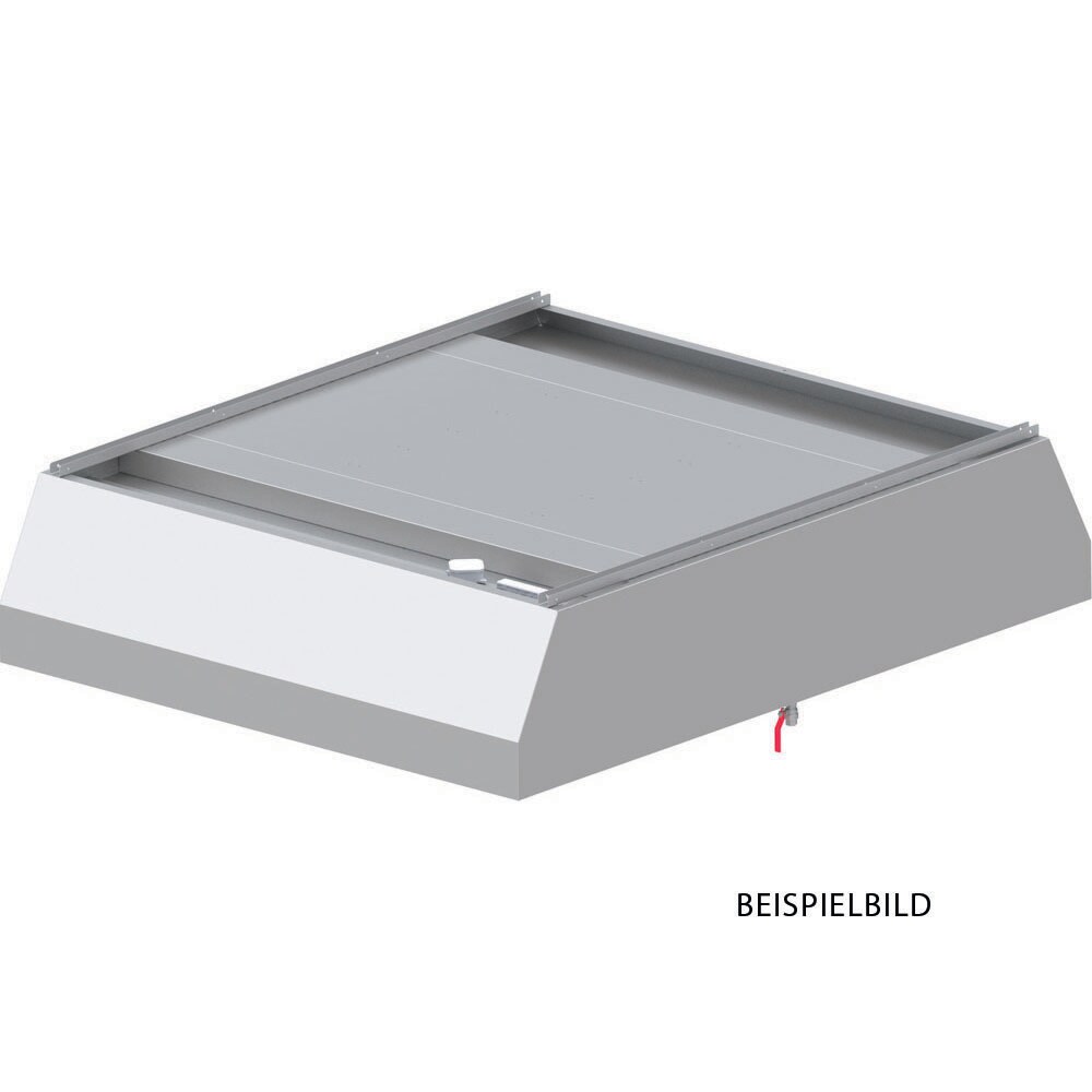 Stalgast Deckenhaube "Basic Line", Trapezform  3400 mm x 1600 mm mit Flammschutzfilter Typ B