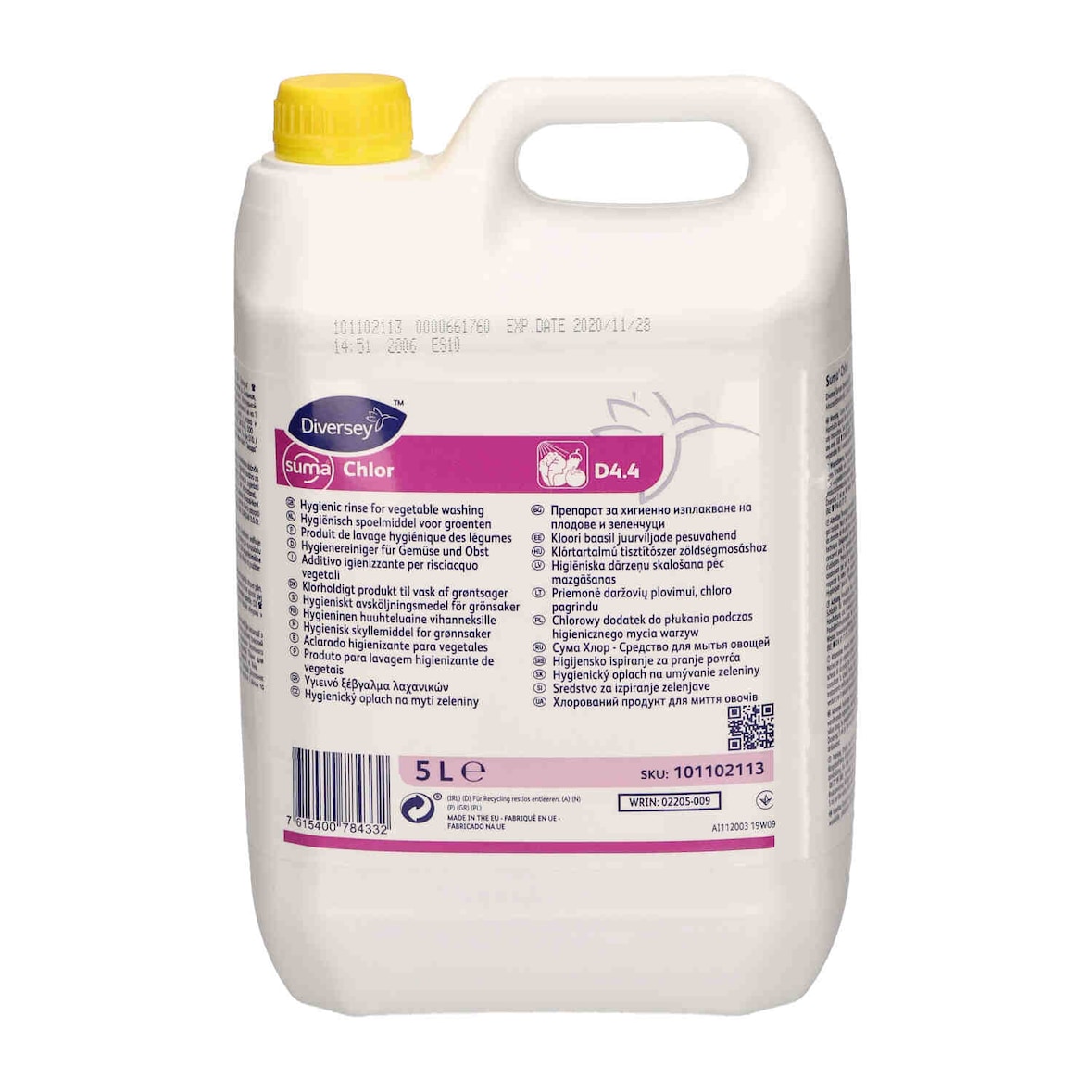 SUMA | Chlor D4.4 - Aclarado higienizante para vegetales - 5 L