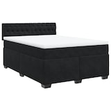 thumbnail of vidaXL Boxspringbett mit Matratze Schwarz 160x200 cm Samt