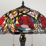 thumbnail of Lampada Da Scrivania Tiffany Larissa Metallo Bronzo Vintage 2 Luci E27