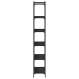 thumbnail of vidaXL Bücherregal 6 Böden Schwarz 80x30x188 cm Holzwerkstoff