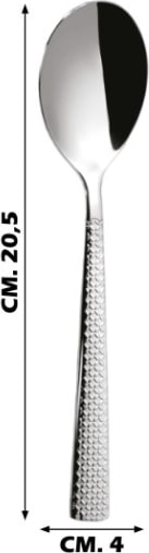 thumbnail of Comas Tafellöffel Model Hidraulic 18% 3Mm. X 24 Stück