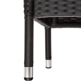 thumbnail of tectake Wicker tuinbank met tafel  Zwart/Beige