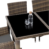 thumbnail of tectake Salon de jardin Menorca 8 places avec 2 sets de housses + housse de protection - marron naturel - 403753