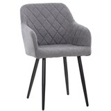 thumbnail of Silla de comedor Shila Tela/Gris