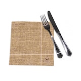 thumbnail of Scatola da 600 Tovaglioli di Carta 40x40 Punta Decorata - Colore - Eco Natura + Tela