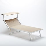 thumbnail of 2 Lettini spiaggia mare professionali in alluminio Xl Grande Italia Stock - Beige-GI100TEX2PZE
