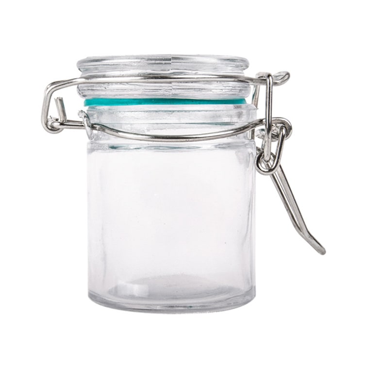 MONOUSO - Tarro de Vidrio Hermético 45 ml Ø4,5x6cm (24 Uds)