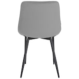 thumbnail of Sedia da pranzo Victoria Velvet Cover grigio