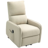 thumbnail of HOMCOM Poltrona Alzapersona Elettrica Reclinabile e Telecomando Beige