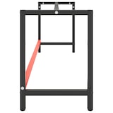 thumbnail of vidaXL Werkbankframe 220x57x79 cm metaal matzwart en matrood
