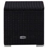 thumbnail of Lettino Prendisole Con Cuscino E Tavolino In Polyrattan Rosso