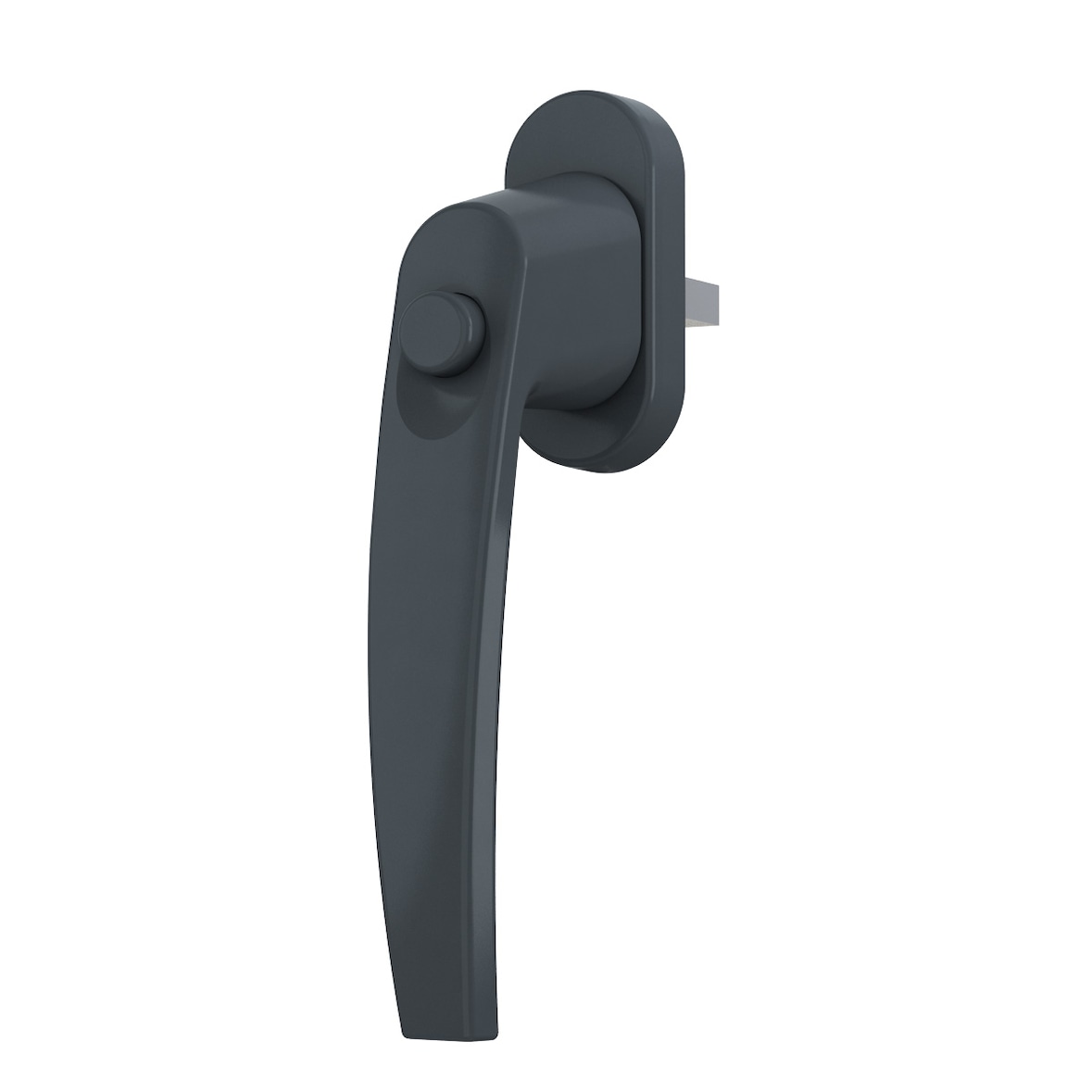 Sicherheitsfensterbeschlag Fensterklinke Fenstergriff mit Druckknopf Anthrazit