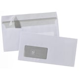 thumbnail of aro Enveloppen, DIN lang, met venster, zelfklevend, wit, 1000 stuks