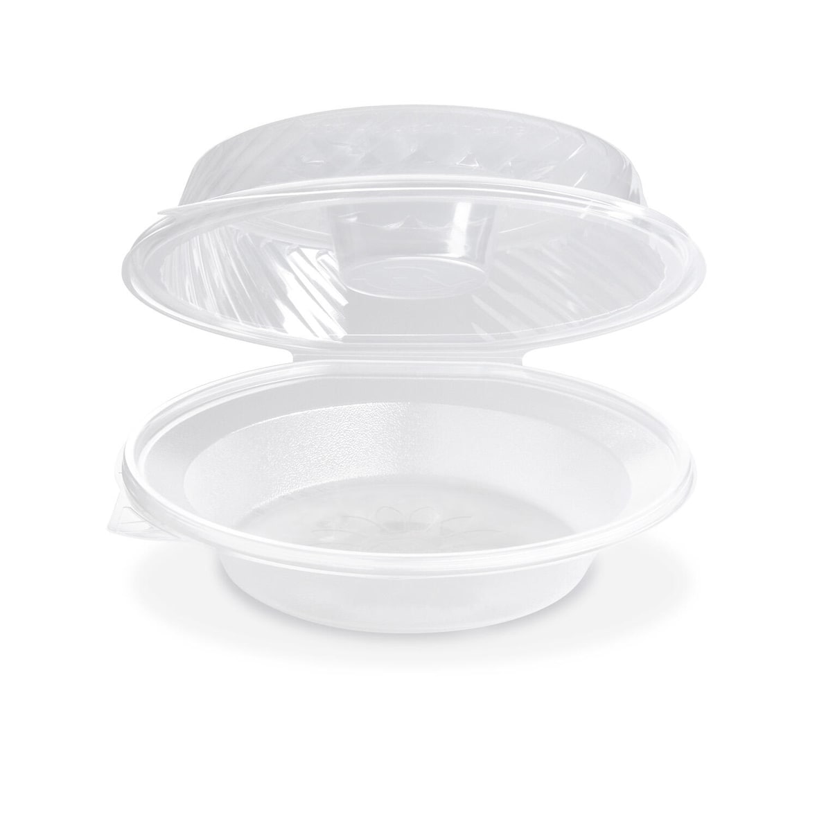 25x Salatschalen klar mit Dipfach im Domdeckel  1600ml PP