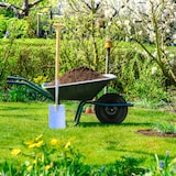 thumbnail of Relaxdays Schubkarrenrad 3.50-8, Vollgummireifen mit fester Achse, Stahlfelge, Ersatzrad Schubkarre, 120 kg, schwarz