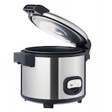 thumbnail of METRO Professional Olla arrocera GRC1950, acero inoxidable, 48x39x35 cm, Ø 34,7 cm, 12 L, rango de temp.: 155-165°C, 30 porciones en 45 minutos, plata