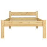 thumbnail of Einzelbett Gästebett Bettrahmen Kiefer massiv 80x200 Futonbett Matratze Rollrost 60.36-08 M