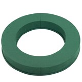 thumbnail of 2 Nass Steckschaum Kranz 25cm ringförmige Plastikunterlage Frischblumen Schnittblumen Steckmasse Steckschwamm Blumensteckschaum Ring Floristik Zubehör