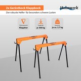 thumbnail of 2x Arbeitsbock Klappbock Gerüstbock Sägebock - 1000 kg Traglast