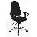 thumbnail of Topstar Bürodrehstuhl Support SY inklusive höhenverstellbarer Armlehnen chrom/schwarz