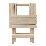 thumbnail of WELL HOME - Mesita plegable para jardín sin barniz 40x41cm