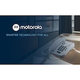 thumbnail of Motorola CT1 Branco Telefone com fio, chamadas contínuas, função mudo – Branco