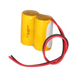 thumbnail of Akkupack 2,4V 4500mAh 4,5Ah für Notlicht Notbeleuchtung Notlampe Reihe m. Kabel D