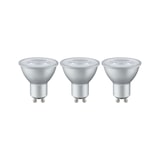 thumbnail of Paulmann Standard 230V LED Reflektor GU10 3er-Set3x230lm 3x4W 2700KAlu 28581