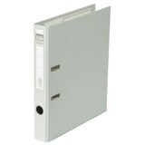 thumbnail of Ordner Rado-Plast A4 RB 50mm grau aus PVC, Sichttasche am Rücken