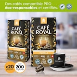 thumbnail of Café en Capsules Aluminium - Café Royal Pro | 200 Dosettes - Compatibles avec les Machines à café Nespresso®* Alu à usage Domestique - SAVEUR VANILLE
