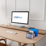 thumbnail of Relaxdays Dokumentenhalter Schreibtisch, 5 Fächer, Metall, HBT: 19 x 20,5 x 37,5 cm, stehende Ablagefächer, anthrazit