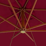 thumbnail of Helloshop26 - Parasol meuble de jardin en porte-à-faux avec mât en bois 400 x 300 cm bordeaux 02_0008621