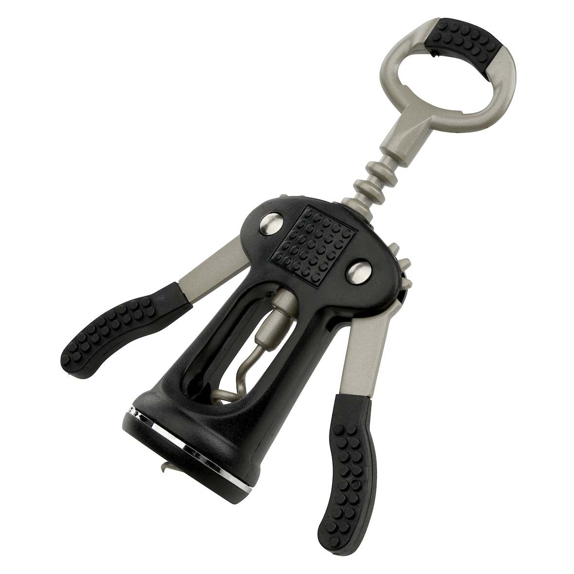 METRO PROFESSIONAL Kurkentrekker, ABS, 17 cm, zwart/zilver