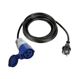 thumbnail of Cable con enchufe macho schuko a enchufe hembra cee - 3 m