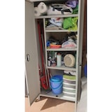 thumbnail of Armadio portascope da interno in metallo con serratura - 100x40xH180 cm