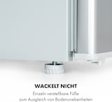 thumbnail of Delaware Kühlschrank 75 Liter 4-Liter-Gefrierfach Kompression Silber-Metallic