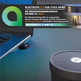 thumbnail of CSL USB Bluetooth Stick - BT V5.0 - Adapter, Dongle - für PC Laptop - unterstützt Bluetooth Kopfhörer, Lautsprecher, Mäuse, Tastaturen - 3 Mbit/s