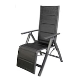 thumbnail of Alu Liegestuhl 6-fach verstellbar gepolstert Hochlehner Gartenmöbel Gartensessel