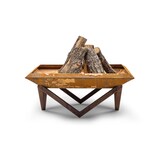 thumbnail of TheFavilla Feuerstelle Corten-Stahl rostig – Firesheet Outdoor-Feuerkorb (77x77 cm) – Wetterfest