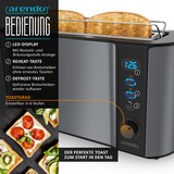 thumbnail of Arendo Frühstücks Set in Grau - Wasserkocher / Langschlitz Toaster / Eierkocher