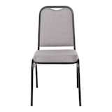 thumbnail of Cadeiras para banquetes Bolero com costas quadradas cinzentas