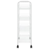 thumbnail of vidaXL Keukentrolley 4-laags 46x26x85 cm ijzer wit