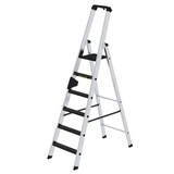 thumbnail of PROREGAL Stufen-Stehleiter 250 kg einseitig begehbar mit clip-step R13 6 Stufen